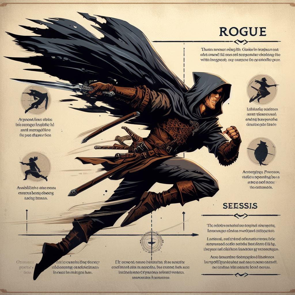 The Rogue' character archetype in Dungeons and Dragons