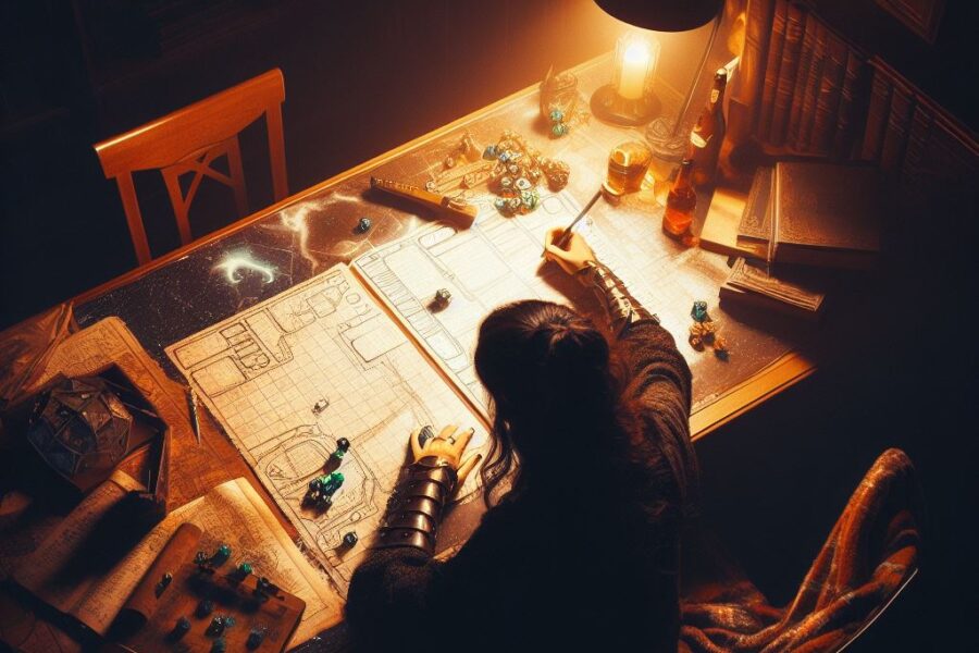 playing Dungeons and Dragons solo