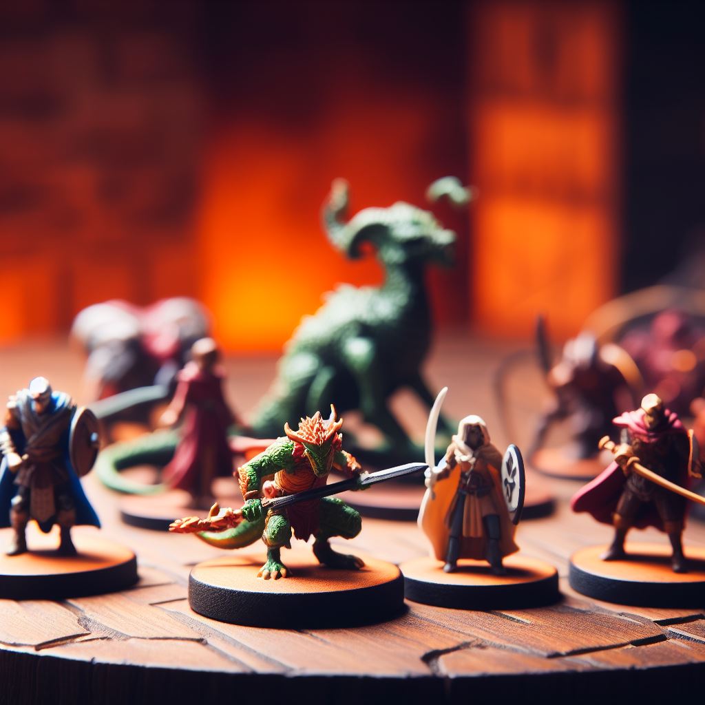 Figures in Dungeons and Dragons
