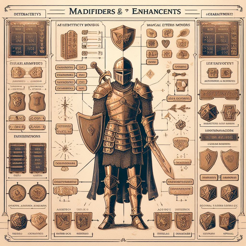 modifiers and enhancements for Armor Class (AC) in Dungeons and Dragons